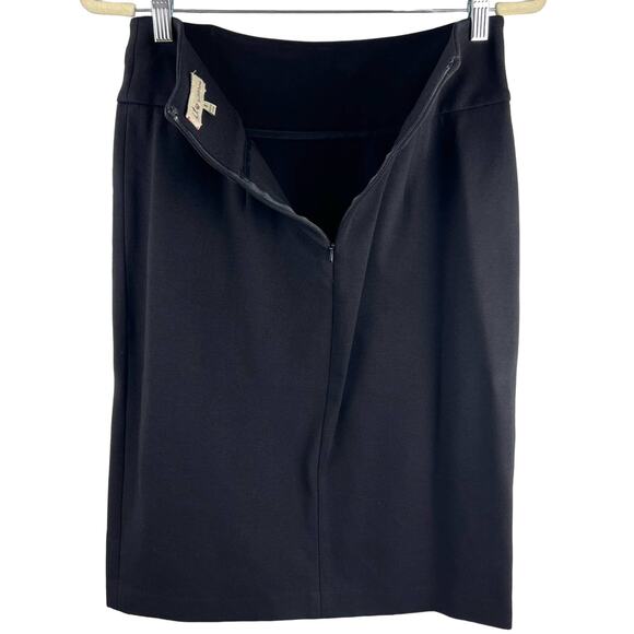 Vintage Retro Black 2-Piece Jacket and Skirt Suit Set 6 Small Career Office - Picture 11 of 13